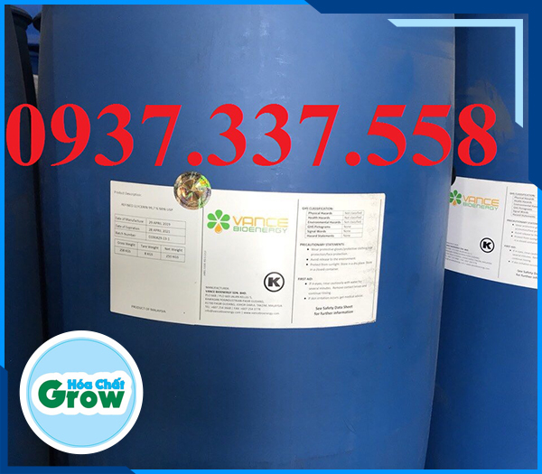 Bán hóa chất Glycerin C3H8O3